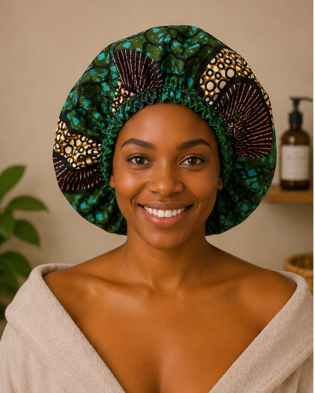 Satin Bonnet for Curly Natural Hair