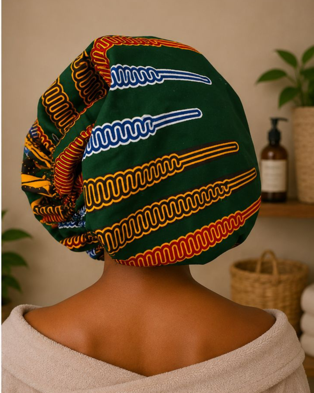 Satin Bonnet for Curly Natural Hair