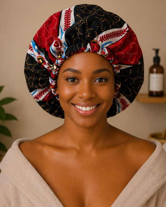 Satin Bonnet for Curly Natural Hair