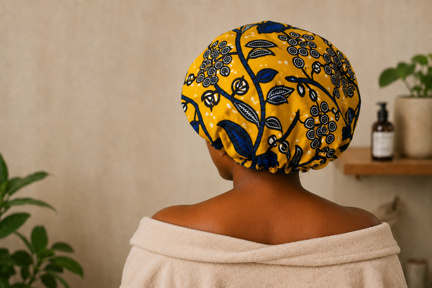 Satin Bonnet for Curly Natural Hair