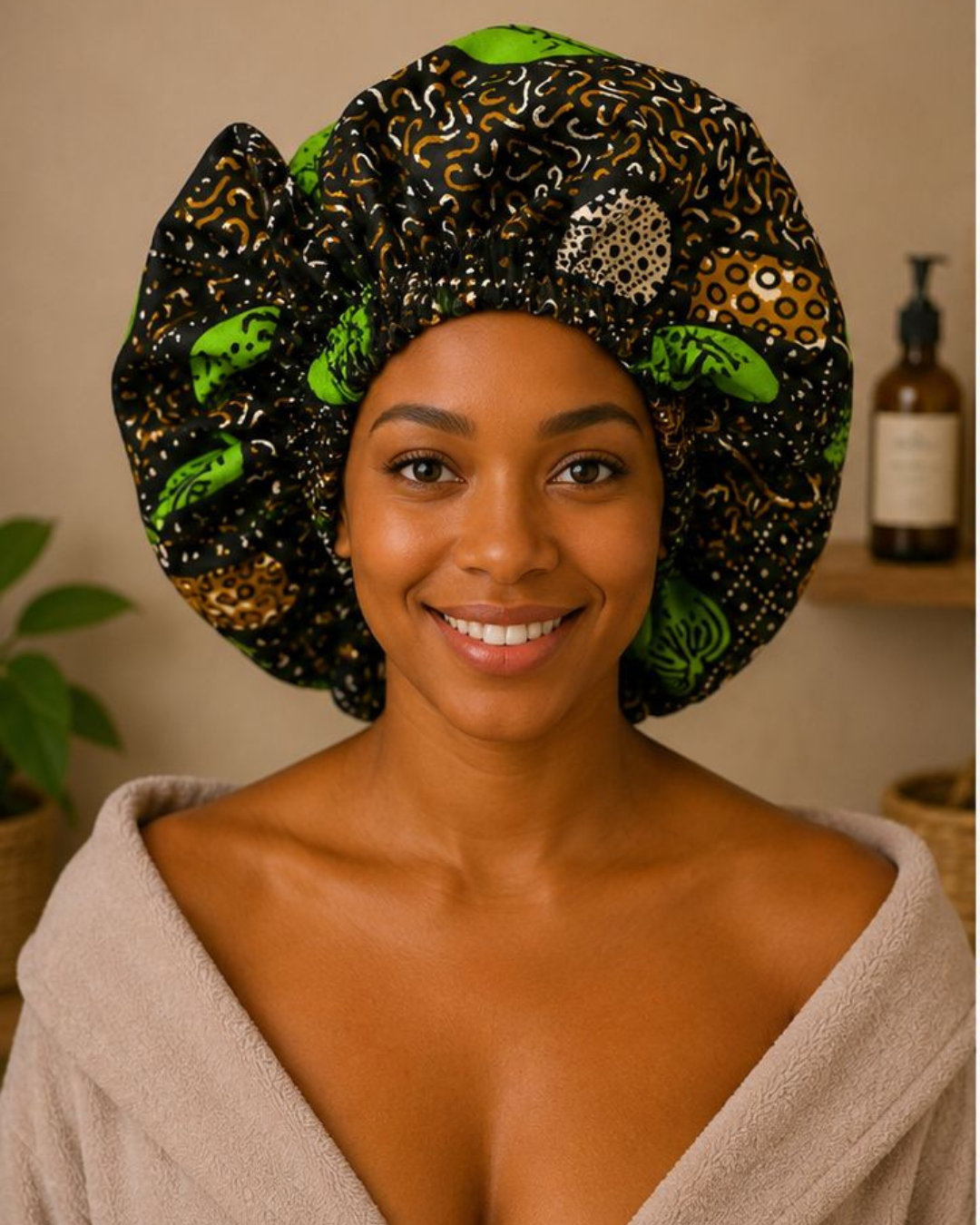 Satin Bonnet for Curly Natural Hair