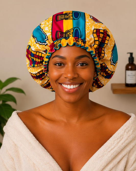 Satin Bonnet for Curly Natural Hair