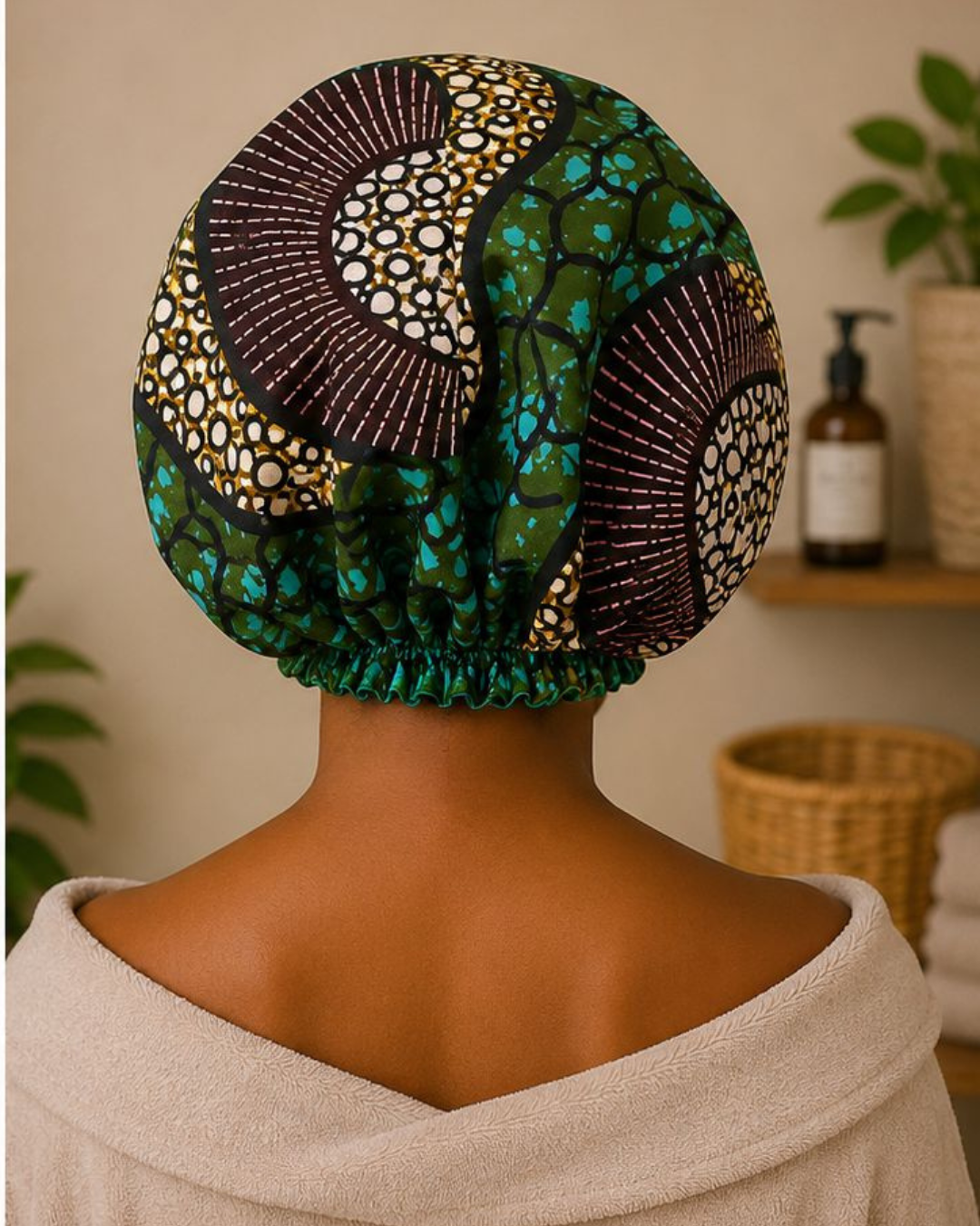 Satin Bonnet for Curly Natural Hair