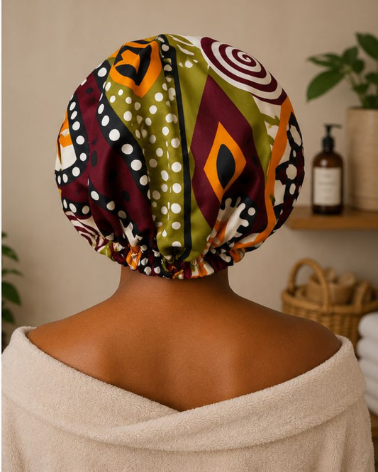 Satin Bonnet for Curly Natural Hair