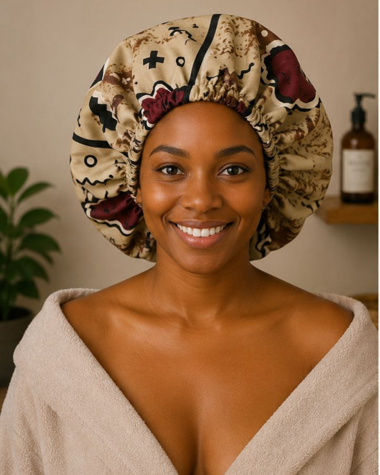 Satin Bonnet for Curly Natural Hair