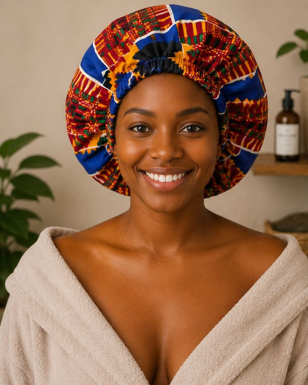 Satin Bonnet for Curly Natural Hair