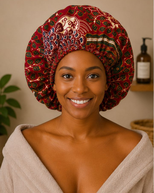 Satin Bonnet for Curly Natural Hair