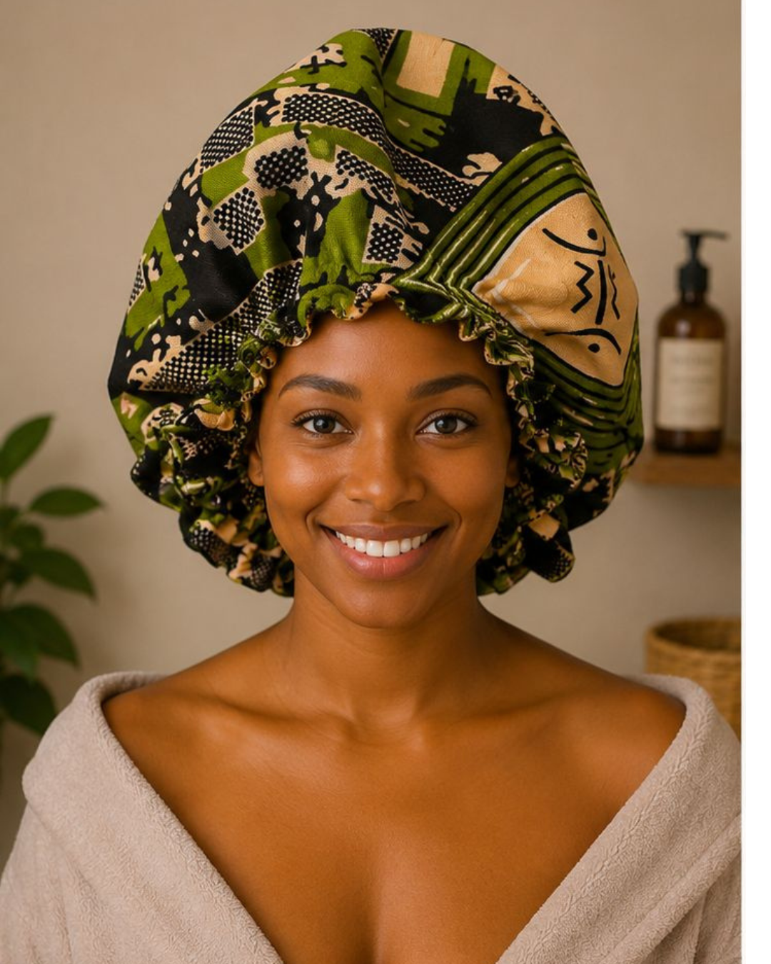 Satin Bonnet for Curly Natural Hair