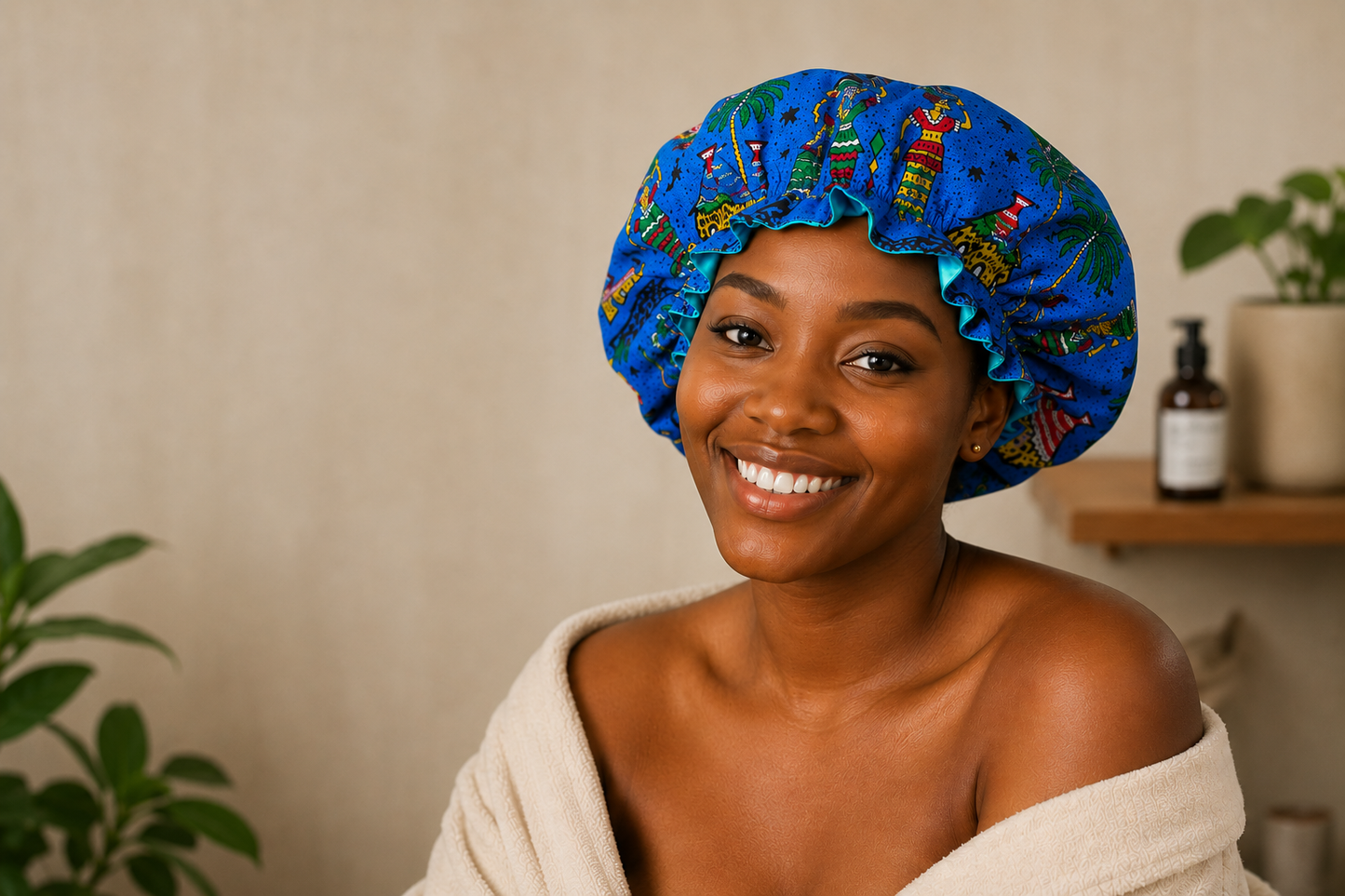 Satin Bonnet for Curly Natural Hair