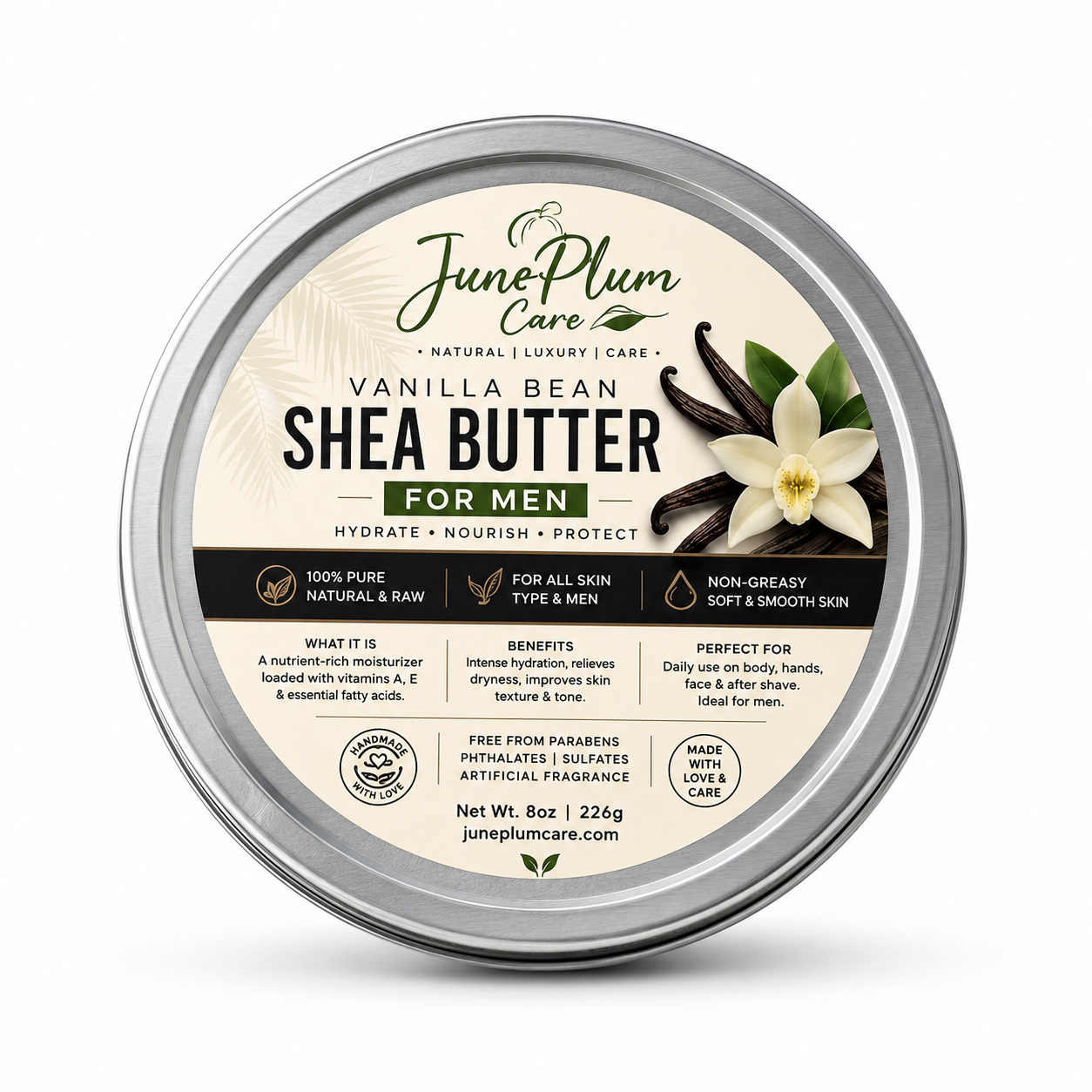 Vanilla Bean Shea Butter for Men